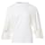 Chloé Top de algodón con detalles transparentes Blanco  ref.1285911