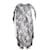 MCM Talbot Ruhnof For MCM White and Grey Paisley Print Dress Black  ref.1285938