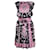 MOSCHINO CHEAP AND CHIC Robe en soie imprimée os Polyester Multicolore  ref.1285945