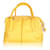 TOD'S Python Skin Amarelo D-Styling Bauletto Mini com alça removível  ref.1285952