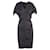 YVES SAINT LAURENT Black Dress Silk Cotton  ref.1285964