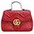 Bolsa com alça superior Gucci Matelassé Marmont (498110) Vermelho  ref.1286003