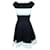 Autre Marque CONTEMPORARY DESIGNER Black and White Dress Cotton Elastane  ref.1286035