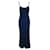 REFORMATION Robe longue bleue à bretelles en dentelle de forme florale Rayon  ref.1286044