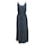 REFORMATION Maxi Striped Dress with opening at the back Blue  ref.1286053