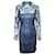 Autre Marque Vestido de renda com lantejoulas Asabi do DESIGNER CONTEMPORÂNEO Azul Nylon  ref.1286064