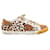Autre Marque Zapatillas deportivas con estampado de leopardo Superstar de diseñador contemporáneo Castaño  ref.1286075