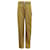 Pantaloni a vita alta color kaki Isabel Marant Etoile Cachi Cotone Biancheria  ref.1286100