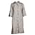 Autre Marque ZEITGENÖSSISCHES DESIGNER-Kleid aus grauem Leinen  ref.1286176