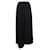 Jupe longue plissée LANVIN Polyester Noir  ref.1286191