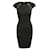 Autre Marque CONTEMPORARY DESIGNER Black Dress with Silver Zippers Wool Elastane  ref.1286198