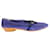 SALVATORE FERRAGAMO Chaussures plates en daim bleu Suede  ref.1286206