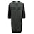 Marni Robe Droite Noire avec Poches Devant Coton Lin  ref.1286211