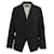 ALEXANDER WANG Two-tone Coat Black Wool Elastane  ref.1286222