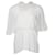 LANVIN lined Layer Ribbon Blouse White Cotton  ref.1286233