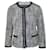 Autre Marque CONTEMPORARY DESIGNER Tweed Jacket Blue Cotton Polyester Polyamide Acetate Acrylic  ref.1286239