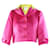 MOSCHINO Pink Neon Short Jacket Fuschia Polyester  ref.1286244