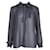 Michael Michael Kors Chemise transparente bleue avec cravate sur le devant Polyester  ref.1286265