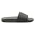 Gucci Black Logo Embossed Rubber Slides  ref.1286281