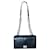 Vitello Prada Black Soft Leather Bag With Silver Chain  ref.1286315