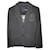 Autre Marque DESIGNER CONTEMPORANEO Blazer grigio con logo Cotone Poliestere Raggio  ref.1286333