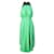 Vestido com colarinho Kenzo Claudine Verde Viscose  ref.1286343