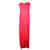 Autre Marque CONTEMPORARY DESIGNER Bill Blass Strapless Long Gown Red Viscose  ref.1286361