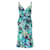 EMANUEL UNGARO Floral Print Mini Dress Multiple colors Silk  ref.1286390
