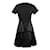 Autre Marque Zeitgenössisches schwarzes Designerkleid Wolle  ref.1286406