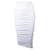 DONNA KARAN White Draped Skirt  ref.1286414