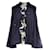 Autre Marque Roksanda Ilincic Navy Blue Silk Flared Sleeveless Top Cotton Polyester  ref.1286432