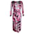 Vestido roxo de manga comprida Emilio Pucci com cinto Viscose  ref.1286441