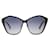Tom Ford gafas de sol negras con degradado Lena Negro Metal  ref.1286447
