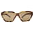 Gafas de sol de camuflaje marrón Prada Castaño Acetato  ref.1286454