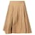 Donna Karan Ruched Accented Bubble Skirt Khaki Cotton Linen  ref.1286462