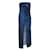 Jupe imprimée drapée Helmut Lang Viscose Bleu  ref.1286465