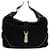 Gucci Black/ Sea Blue Suede Shoulder Bag Leather  ref.1286493