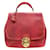 Miu Miu Bolso grande de cuero rojo con asa superior Roja  ref.1286496