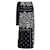 Mini-jupe monochrome avec superposition longue Maison Martin Margiela Coton Polyester Viscose Noir  ref.1286511