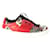 VALENTINO Sneakers Rosse Stampate Rosso Pelle  ref.1286523