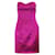 DIANE VON FURSTENBERG Dark Fuchsia Strapless Mini Dress Fuschia Silk Cotton  ref.1286532