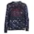 Autre Marque Suéter bordado CONTEMPORARY DESIGNER Azul marinho Algodão  ref.1286533