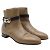 Botas HERMÈS Neo con cierre Kelly en marrón Castaño - vista 2