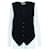 Autre Marque CONTEMPORARY DESIGNER Elegant Black Vest Wool  ref.1286561
