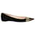 CHRISTIAN LOUBOUTIN Pointed Suede Flats Black  ref.1286564