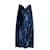 Autre Marque Contemporary Designer Halston Heritage Blue Shimmery Backless Dress Polyester  ref.1286570