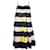 Autre Marque Zeitgenössisches, locker sitzendes Designer-Seidenkleid mit Streifen Mehrfarben  ref.1286623