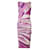 Emilio Pucci Jersey-Kleid mit Paisley-Print Pink Viskose  ref.1286647
