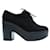 Autre Marque Contemporary Designer Black Lace-Up Boots Suede Leather  ref.1286701