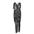 Autre Marque Designer contemporain Veronica Beard - Robe longue noire à fleurs métallisées Soie  ref.1286707